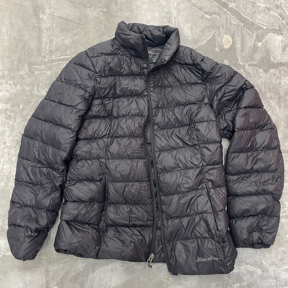 Eddie Bauer Black Puffy Jacket
